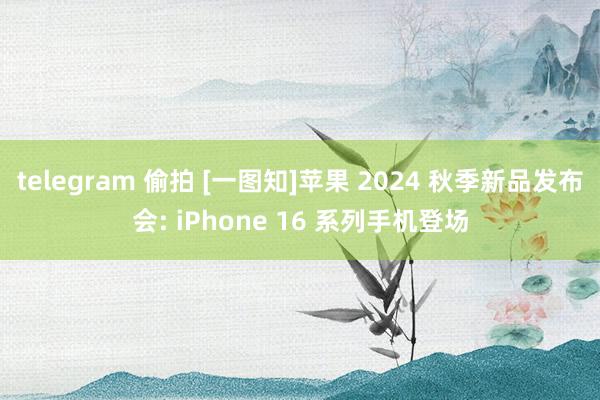 telegram 偷拍 [一图知]苹果 2024 秋季新品发布会: iPhone 16 系列手机登场