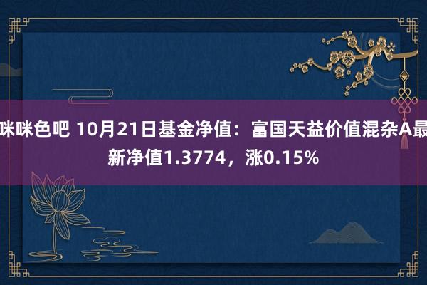 咪咪色吧 10月21日基金净值：富国天益价值混杂A最新净值1.3774，涨0.15%