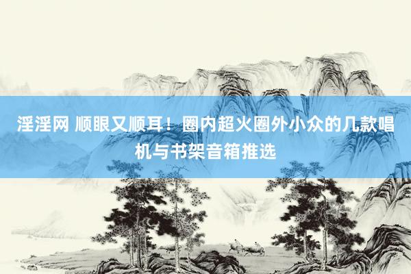 淫淫网 顺眼又顺耳！圈内超火圈外小众的几款唱机与书架音箱推选